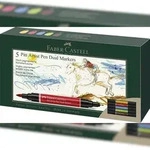 FABER-CASTELL Faber Castell Tuschestift PAP Dual Marker 5er Etui