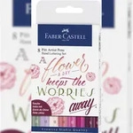 Faber Castell Tuschestift Pitt Artist Pen Lettg 8er Pinkt&ouml;ne