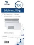 POSTHORN Briefumschlag 02220617 DIN lang mit Fenster selbstklebend 75g wei&szlig; 100
