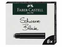 Faber-Castell Tintenpatronen 185507 Standard schwarz 6 St./Pack
