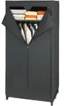 WENKO Kleiderschrank Mod. Deep Black mit Ablage