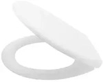 Aloni WC Sitz Toilettendeckel mit Softclose Absenkautomatik Wei&szlig;