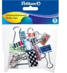 Pelikan Foldbackklammern 19mm farbig sortiert VE=12 St&uuml;ck
