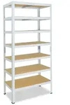 shelfplaza HOME 180x60x30 cm Schwerlastregal in wei&szlig; mit 7 B&ouml;den und 125 kg