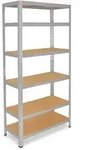 shelfplaza HOME 180x80x40 cm Schwerlastregal in verzinkt mit 6 B&ouml;den und 145 kg