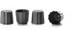 IBILI 4 Moka-Formen mit Rillen - 828800
