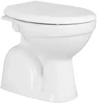 Belvit Dusch WC mit Bidet Funktion &ndash; Standtoilette aus Sanit&auml;rkeramik mit Taharet,