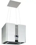 Klarstein Futurelight Smart Inselabzugshaube Umluft 413m3/h LED Edelstahl Silber