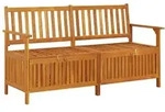 vidaXL Truhenbank 148 cm Massivholz Akazie