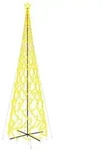 vidaXL LED-Weihnachtsbaum Kegelform Warmwei&szlig; 3000 LEDs 230x800 cm