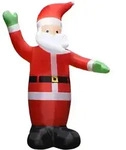 vidaXL Aufblasbarer Weihnachtsmann mit LEDs Weihnachtsdeko IP44 4,5 m