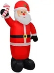 vidaXL Weihnachtsmann aufblasbar 120 cm