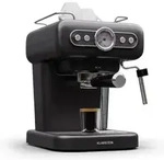 Klarstein Espressionata Evo Espressomaschine 950W 19 Bar 1,2L 2 Tassen Schwarz