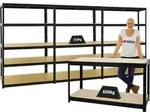 PROREGAL Mega Deal | 3x Schwerlastregal Big Elephant M & 1x H&ouml;henverstellbare