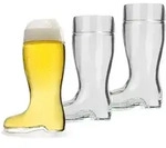St&ouml;lzle Oberglas Stiefel Bierglas 0,25 l 3er Set