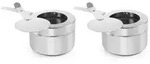 HENDI Beh&auml;lter f&uuml;r Chafing Dish-Brennpaste - 2 Stk., 2 Stk., ⌀90x(H)60mm