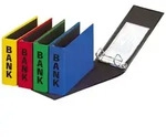 PAGNA Bankordner 'Basic Colours', f&uuml;r Kontoausz&uuml;ge, sortiert
