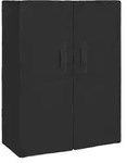 vidaXL Schuhschrank Schwarz 60x28x90 cm Stoff