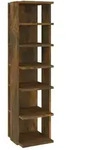 vidaXL Schuhregal R&auml;uchereiche 27,5x27x102 cm Holzwerkstoff