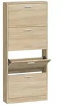 vidaXL Schuhschrank Eichen-Optik 59x17x150 cm Holzwerkstoff