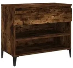 vidaXL Schuhregal R&auml;uchereiche 70x36x60 cm Holzwerkstoff