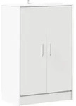 vidaXL Schuhschrank Wei&szlig; 60x35x92 cm Holzwerkstoff