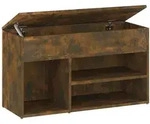 vidaXL Schuhbank R&auml;uchereiche 80x30x45 cm Holzwerkstoff