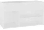 vidaXL Schuhbank Wei&szlig; 80x30x45 cm Holzwerkstoff