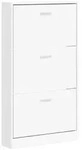 vidaXL Schuhschrank Wei&szlig; 59 x 17 x 108 cm Holzwerkstoff