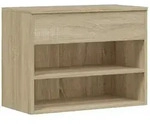 vidaXL Schuhbank Sonoma-Eiche 60x30x45 cm Holzwerkstoff