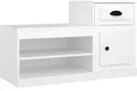 vidaXL Schuhschrank Wei&szlig; 100x42x60 cm Holzwerkstoff