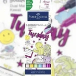 FABER-CASTELL Faber Castell Sketch Marker Gofa 0,6 mm 6er Etui Kawaii