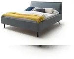 Meise M&ouml;bel Polsterbett Frieda 180x200 cm | Bettgestell | Kopfteil glatt | Webstoff