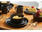 VAN WELL "Nero" - Geschirrset für 4 Personen, 16- teilig, modernes Design in VAN WELL "Nero" - Geschirrset für 4 Personen, 16- teilig, modernes Design in