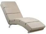 Casaria Relaxliege London Stoff Beige