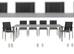 acamp Tischgruppe 6x Auris + Tisch 56706 Auris HPL Extensio