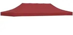 vidaXL Partyzelt-Dach 6x3 m Burgunderrot 270 g/m2