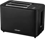 Cloer Digitaler Toaster 3930 Toaster Schwarz