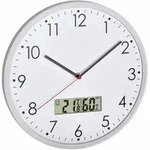 TFA-Dostmann 60.3048.02 Wanduhr Digitale Wanduhr Rund Wei&szlig;