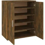 vidaXL Schuhschrank R&auml;uchereiche 60x35x70 cm Holzwerkstoff