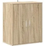 vidaXL Schuhschrank Sonoma-Eiche 60x35x70 cm Holzwerkstoff