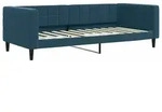 vidaXL Tagesbett Blau 90x200 cm Samt