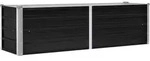 vidaXL Garten-Hochbeet Anthrazit 160 x 40 x 45 cm Verzinkter Stahl
