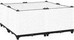 vidaXL Hochbeet 80x80x38 cm Polypropylen