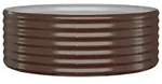 vidaXL Hochbeet Verzinkter Stahl 100x100x36 cm Braun