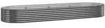 vidaXL Hochbeet Verzinkter Stahl 322x100x36 cm Anthrazit