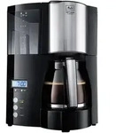 Melitta Optima Timer 100801 Schwarz Kaffeemaschine - Filter, 8 Tassen, Glaskanne