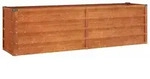 vidaXL Hochbeet Rostig 160x40x45 cm Cortenstahl