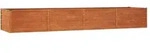 vidaXL Hochbeet Rostig 320x80x45 cm Cortenstahl