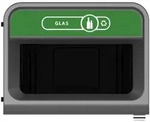 Rubbermaid Recyclingstation 2154778 125l Beh&auml;ltereinheit Glas gn
